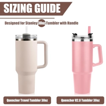 Snack Bowl with Lid for Stanley 30 oz Tumbler - Pink Quartz