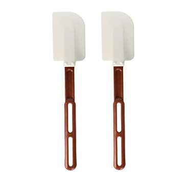 Vollrath 52010 High-Temp Silicone Spatulas, Set of 2 (10-Inch, NSF)