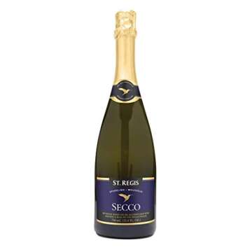 ST. REGIS Secco 25.4 Fl Oz (1 Pack) - Low Calorie and Sugar - Fruity & Floral Rich Flavor from North...