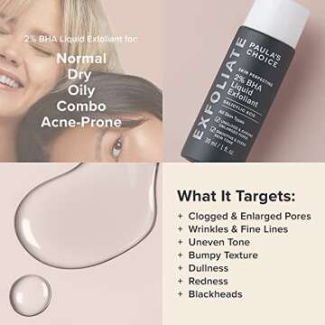 Paula's Choice 2% BHA Liquid Exfoliant & SKIN BALANCING Toner, Minimizes Clogged, Enlarged Pores with Salicylic Acid & Niacinamide, for Combination & Oily Skin, Fragrance-Free & Paraben-Free, Set of 2