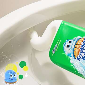 Scrubbing Bubbles Bubbly Bleach Gel Toilet Cleaner 24 oz
