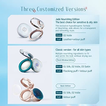 FLORASIS Jade Breathable Pressed Powder for Flawless Skin