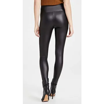 Yummie Faux Leather Shaping Leggings for Women