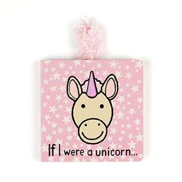 Jellycat Baby Touch and Feel Board Books, If I were a Unicorn