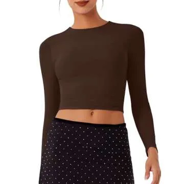REORIA Women's Crop Top for Fall/Winter 2025