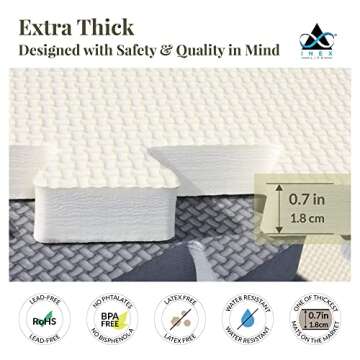 Soft Foam Baby Play Mat for Tummy Time & Crawling