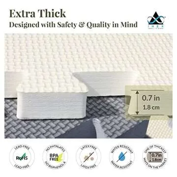 Soft Foam Baby Play Mat for Tummy Time & Crawling