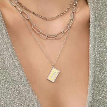 Wanderlust + Co Cassette Silver Necklace - Nostalgic Jewelry for Music Lovers