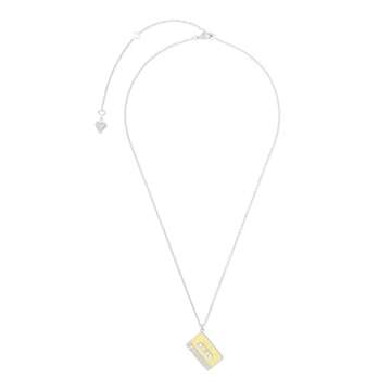 Wanderlust + Co Cassette Silver Necklace for Music Lovers
