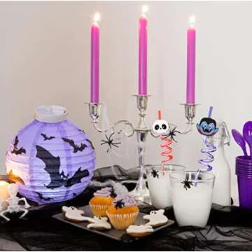 Halloween Straws 24pcs Party Decorations Supplies