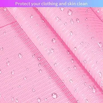 Dental Bib Disposable Pink Polyback Towel Waterproof Patient Bibs 3 Ply Tattoo Paper Napkins for Dental Clinic, Tattoo Piercing, Feeding - Soft and Fluid Resistant - 13'' x 18"