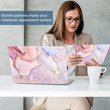 AORTDES Colorful Marble Laptop Skin Decal - 15-15.6 inches