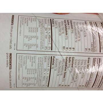 Quaker Oats Whole Grain 100% Natural 42 Oz 3 Pack