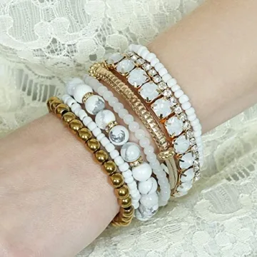 Stunning Multi Color Stretch Beaded Bracelets for Every Occasion
