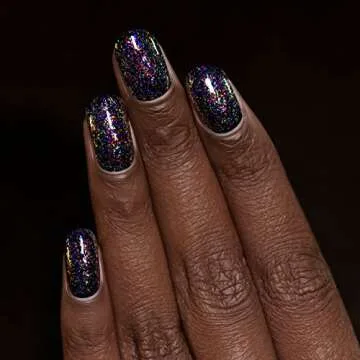ILNP Ball Drop Iridescent Flakie Topper Nail Polish