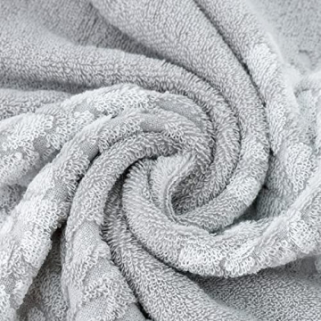 Pidada Hand Towels Set of 2 Elegant Floral Design White