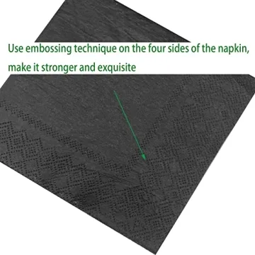 Elegant Gold Foil 80 Count Party Napkins for all Events