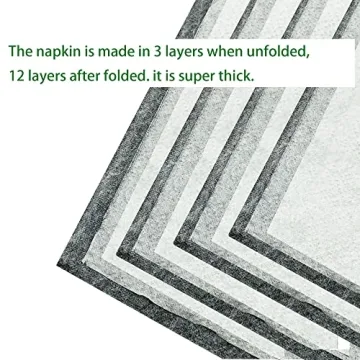 Elegant Gold Foil 80 Count Party Napkins for all Events