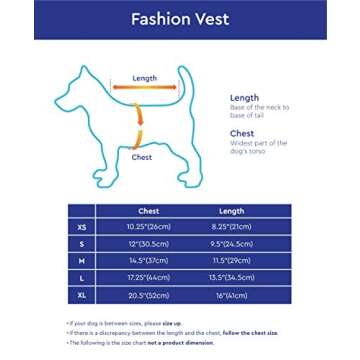 Gooby Fashion Vest Dog Jacket - Black, Large - Warm Zip Up Dog Bomber Vest with Dual D Ring Leash - ...