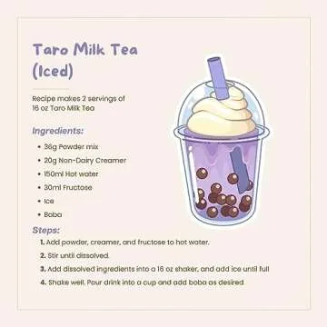 Bossen Taro Bubble Tea Powder for Delicious Drinks