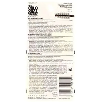Maybelline New York Volum' Express Colossal Washable Mascara, Glam Brown [232] 0.31 oz