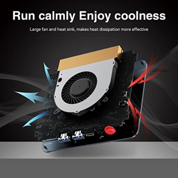 TRIGKEY Mini PC Ryzen 7 5850U High-Performance Desktop