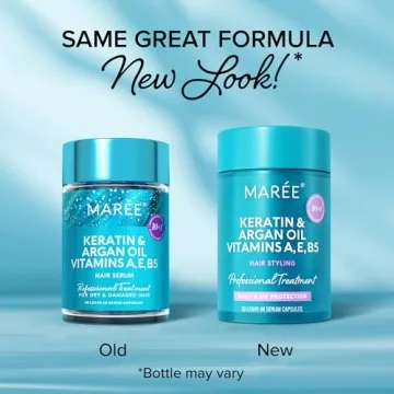 MAREE Hair Oil for Frizzy Hair - Leave-in Moisturizing Capsules