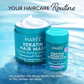 MAREE Hair Oil for Frizzy Hair - Leave-in Moisturizing Capsules