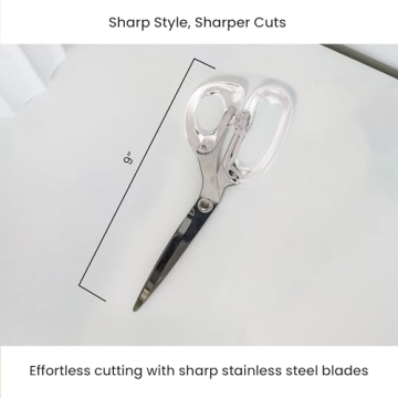Stylish OfficeGoods Acrylic Scissors for Home and Office