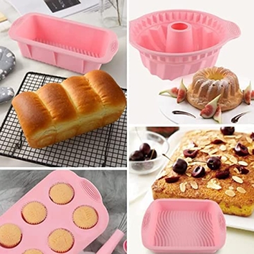 Acidea 7-Piece Silicone Bakeware Set for Effortless Baking