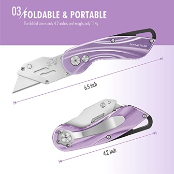 FantastiCAR Box Cutter - Stylish Durable Utility Knife