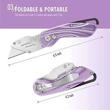 FantastiCAR Box Cutter - Stylish Durable Utility Knife