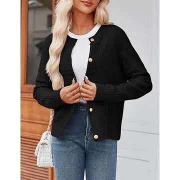 Zeagoo Women's Cardigan: Stylish & Functional Knitwear