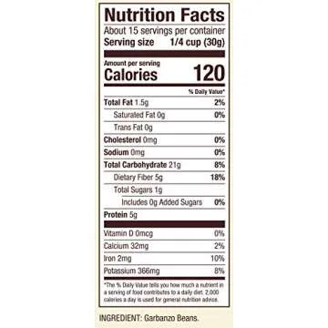 Bob's Red Mill Garbanzo Bean Flour, Nutrient-Rich 16 oz