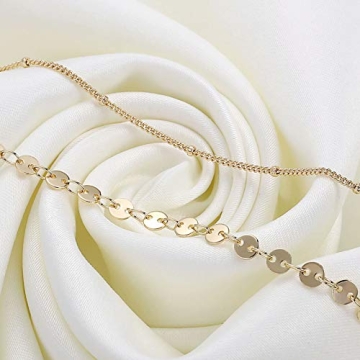 Dainty Layered Coin Bracelets for Elegance and Style