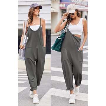 Ekouaer Women Baggy Jumpsuits - Stylish and Comfy Fashion