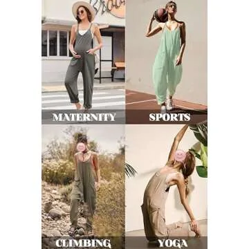 Ekouaer Women Baggy Jumpsuits - Stylish and Comfy Fashion