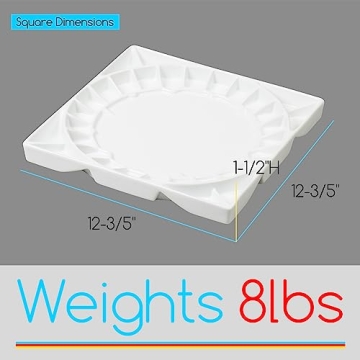 MEEDEN Large 32-Well Ceramic Watercolor Palette for Artists