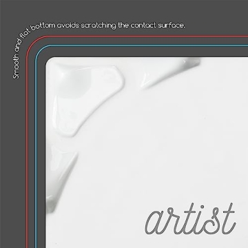 MEEDEN Large 32-Well Ceramic Watercolor Palette for Artists