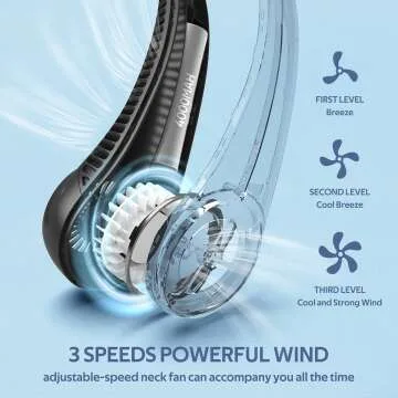 Hands-Free Neck Fan for On-the-Go Comfort