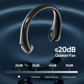 Hands-Free Neck Fan for On-the-Go Comfort