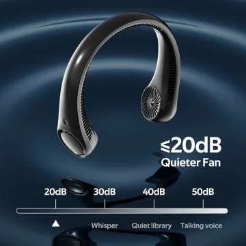 Hands-Free Neck Fan for On-the-Go Comfort