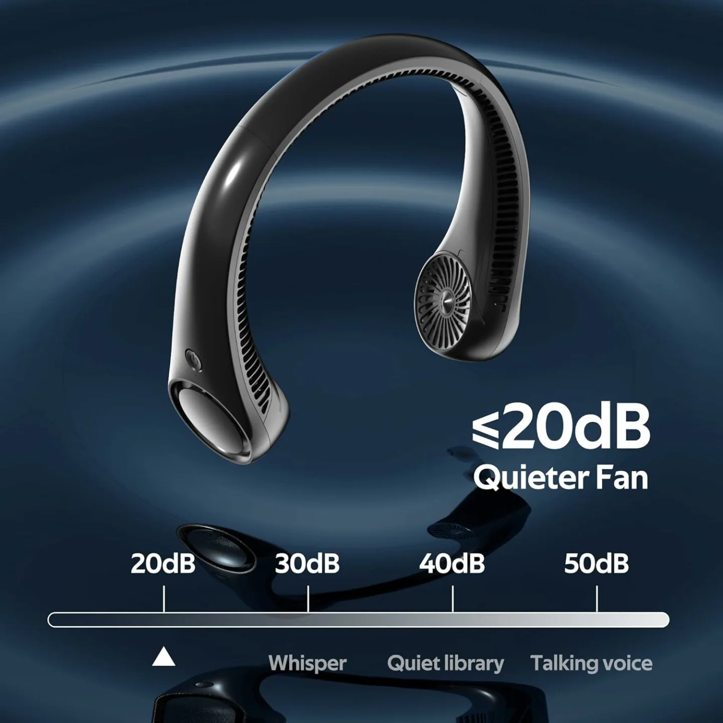 Hands-Free Neck Fan for On-the-Go Comfort