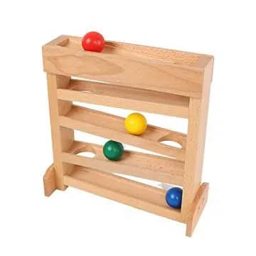 JE JOUE Montessori Tracker Ball Maze Baby Wooden Toys for 1-3 Year Old