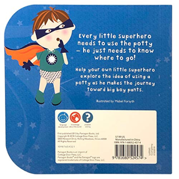 Potty Superhero Board Book - Fun Potty Training for Kids