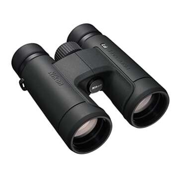 Nikon PROSTAFF P7 10x42 Binocular | Waterproof, fogproof, Rubber-Armored Full-Size Binocular, Oil & Water Repellent Coating & Locking Diopter | Official Nikon USA Model