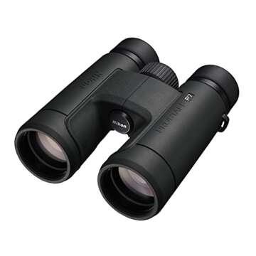 Nikon PROSTAFF P7 10x42 Binocular | Waterproof, fogproof, Rubber-Armored Full-Size Binocular, Oil & Water Repellent Coating & Locking Diopter | Official Nikon USA Model