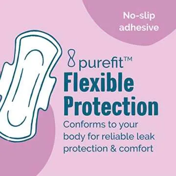 Seventh Generation Ultra Thin Pads with Wings, Super Absorbency, 32 Count (Packaging May Vary)