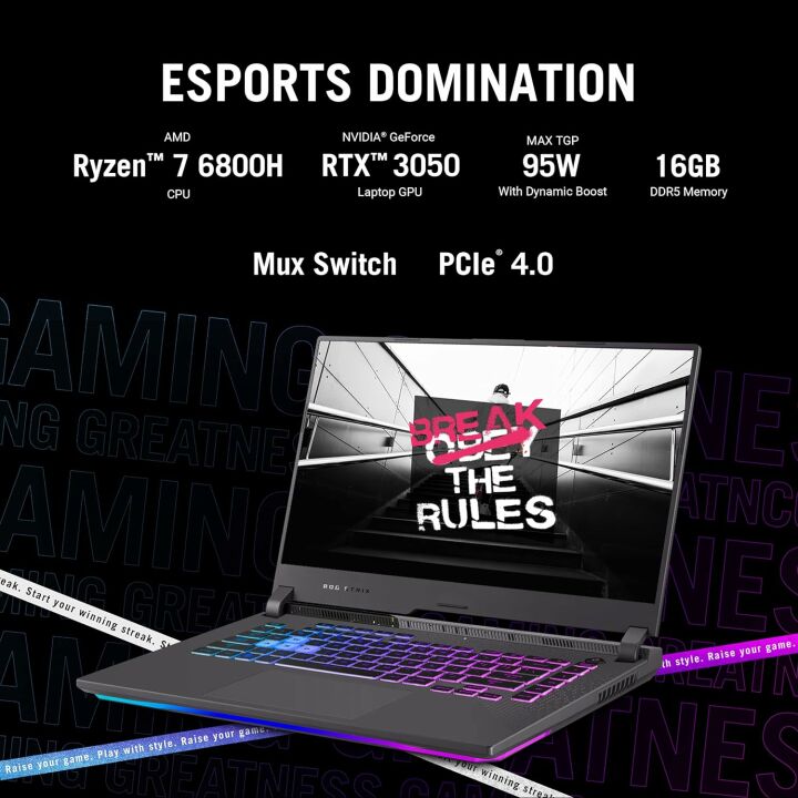 ASUS ROG Strix G15 Gaming Laptop with RTX 3050