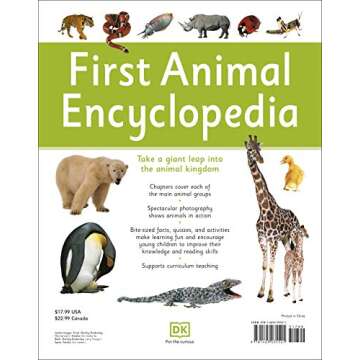 First Animal Encyclopedia: A First Reference Guide to the Animals of the World (DK First Reference)